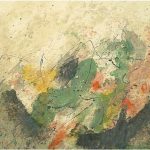 Nucleate, 1979. Medium: embossed etching. Size: 22 x 30 in. (55.9 x 76.2 cm.)