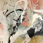 Space Polyphony III, 2018. Medium: Paintings, mixed media on paper. Size: 30 x 42 in. (76.2 x 106.7 cm.)
