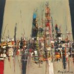 Composition. Medium: oil on canvas. Size: 61 x 76 cm. (24 x 29.9 in.)