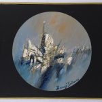 TresGaleones. Medium: acrylic on canvas. Size: 51 x 60.5 cm. (20.1 x 23.8 in.)