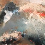 Aegean Sea II, acryl.canvas, 24x42, 2008