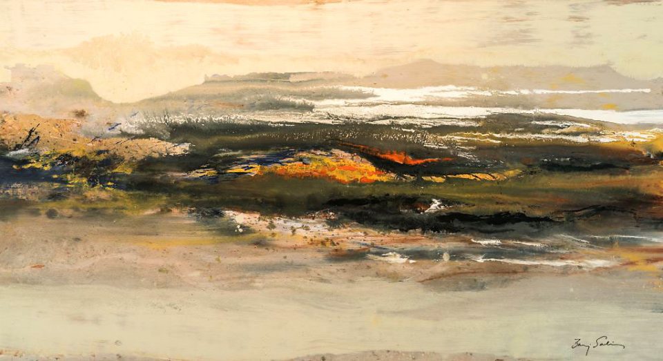 CENEGAL, Acrylic on canvas, 30x60
