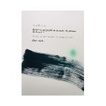 Poem by Vahe Godel for Artist Book Nocturno Duo with hand painted brushstroke and 4 color etchings by Baruj Salinas done at Atelier M. Yamamoto Barcelona Editart Editors Geneva1992