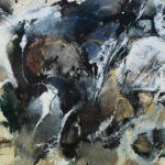 Slanted Flow. 22x30, 2011